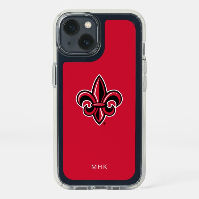 University of Louisiana Lafayette | Monogram Speck iPhone 13 Case (Front)