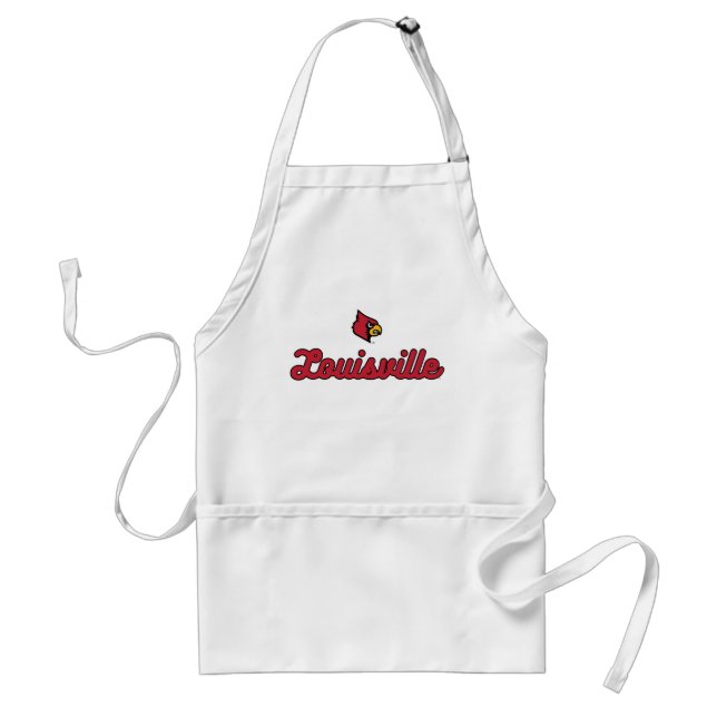 University of Louisville | Script Logo Adult Apron (Front)