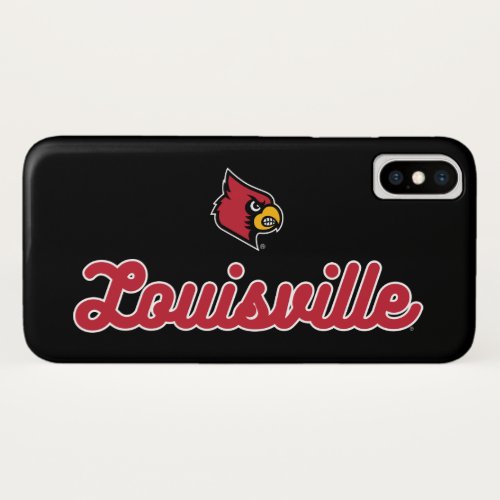 University of Louisville  Script Logo iPhone X Case