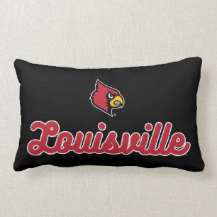 University of Louisville Script Logo Lumbar Pillow
