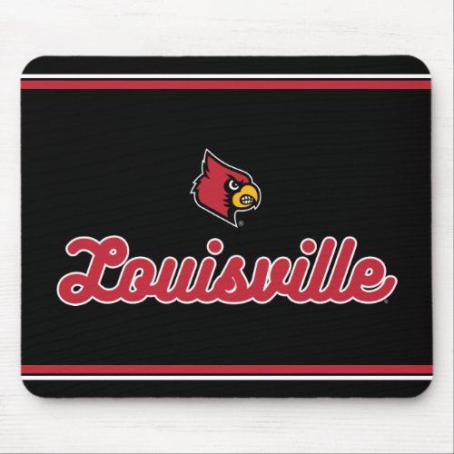 University of Louisville  Script Logo Mouse Pad