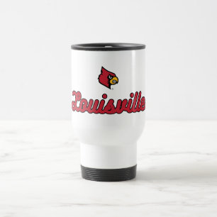 University of Louisville Script Logo Travel Mug