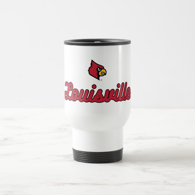 University of Louisville | Script Logo Travel Mug (Center)