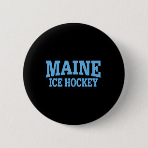 University Of Maine Ice Hockey Apparel Sports Fan Button