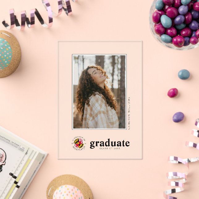 University of Maryland Emblem Acrylic Invitations (Insitu (Celebration))