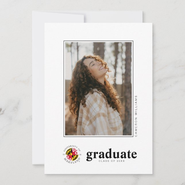 University of Maryland Emblem Announcement (Front)