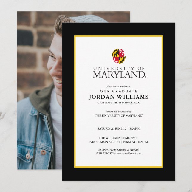 University of Maryland Emblem Announcement (Front/Back)