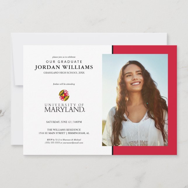 University of Maryland Emblem Announcement (Front)