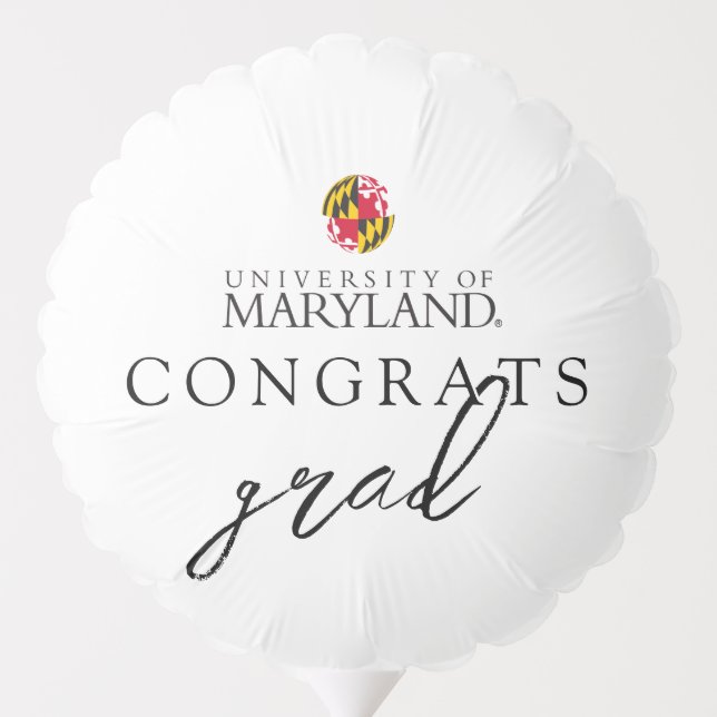 University of Maryland Emblem Balloon (Back)