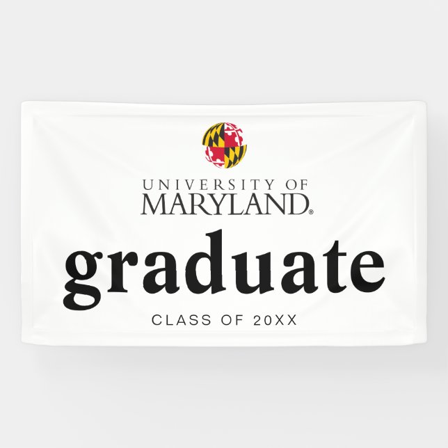 University of Maryland Emblem Banner (Horizontal)