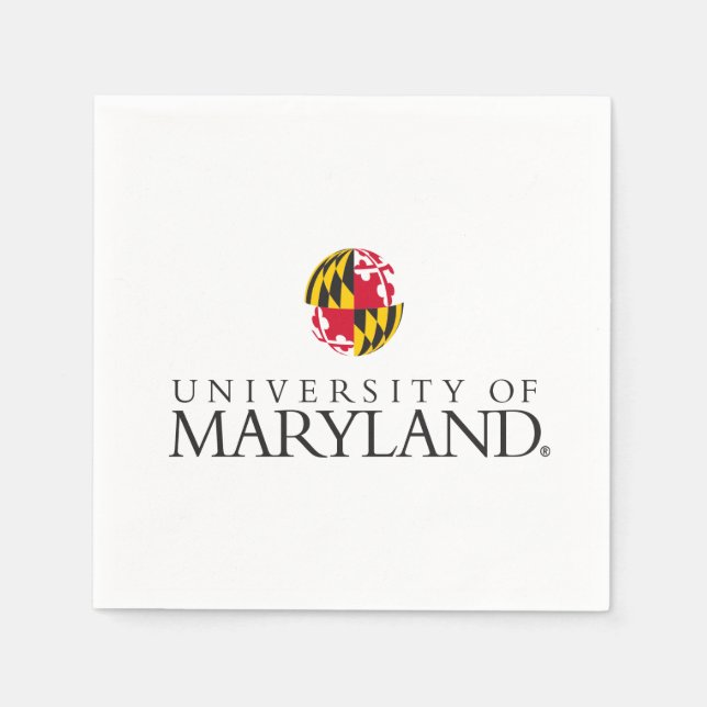University of Maryland Emblem Napkins (Front)