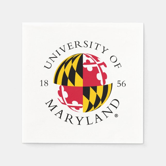 University of Maryland Emblem Napkins (Front)