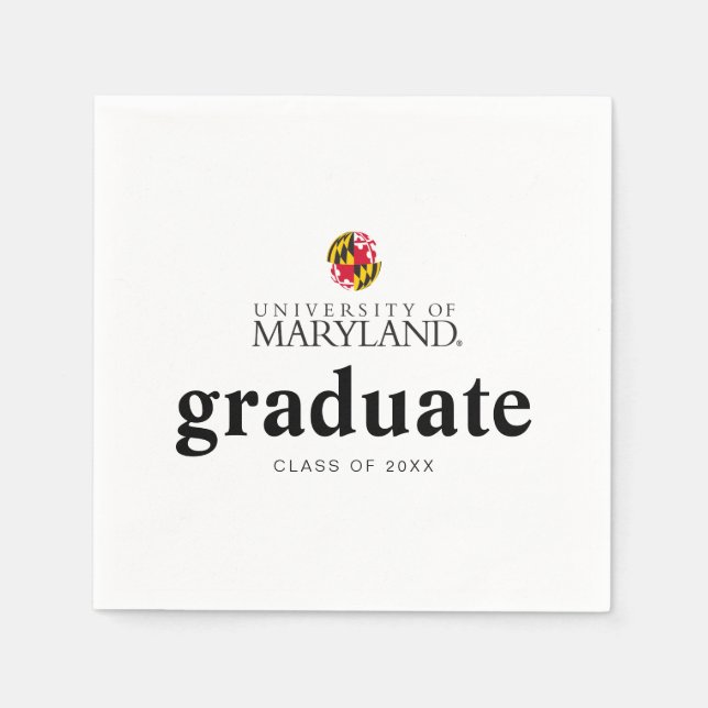 University of Maryland Emblem Napkins (Front)