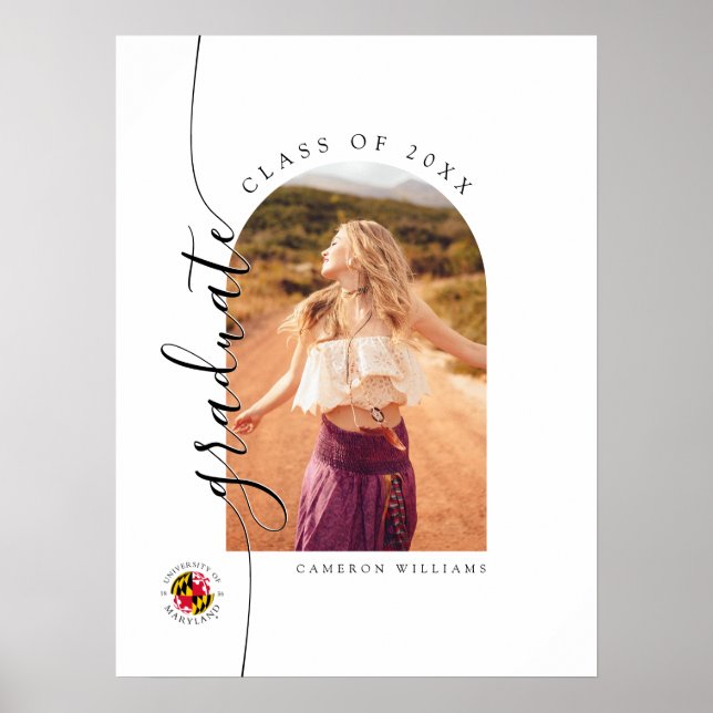 University of Maryland Emblem Poster (Front)