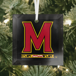 University of Maryland Holiday Glass Ornament