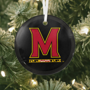 University of Maryland Holiday Glass Ornament