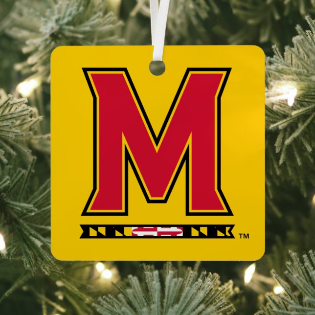 University of Maryland Holiday Metal Ornament (Insitu)