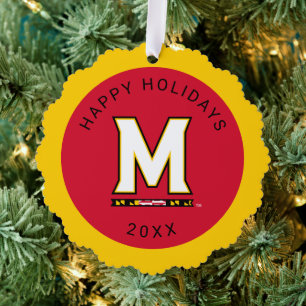 University of Maryland Holiday Ornament Card