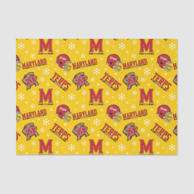 University of Maryland Holiday Tissue Paper (Front)