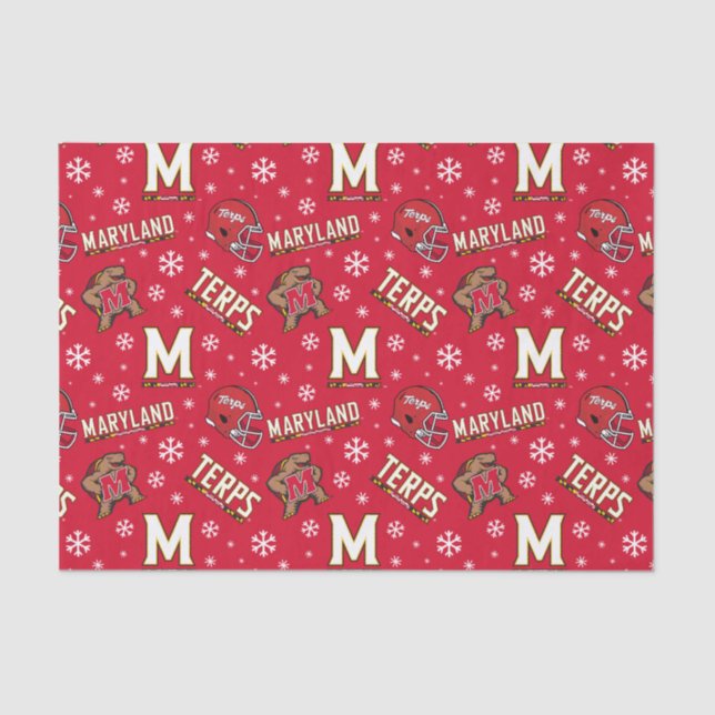 University of Maryland Holiday Tissue Paper (Front)