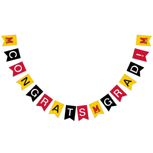 University of Maryland M Bunting Flags (All)