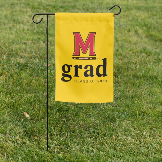 University of Maryland M Garden Flag (In SItu)