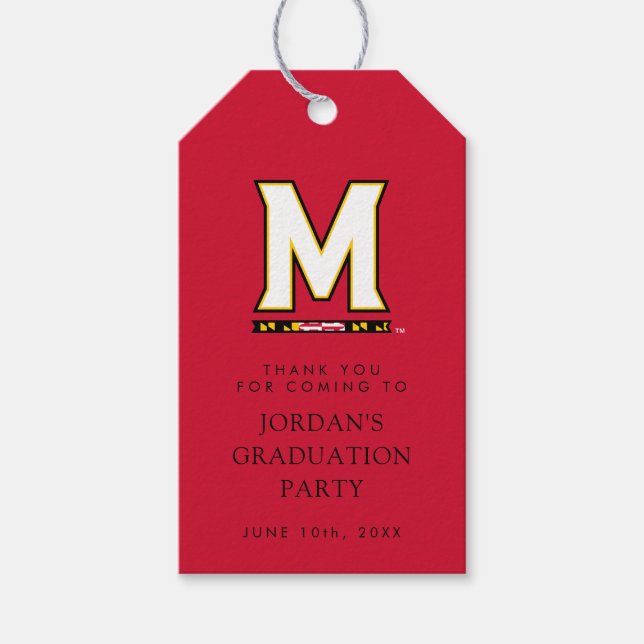 University of Maryland M Gift Tags (Front)