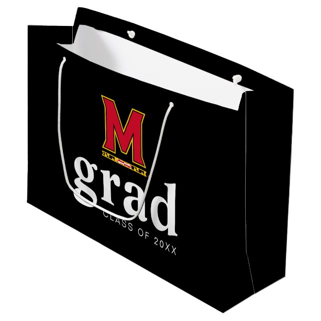 University of Maryland M Large Gift Bag (Front Angled)