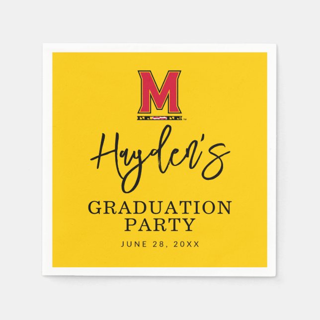 University of Maryland M Napkins (Front)