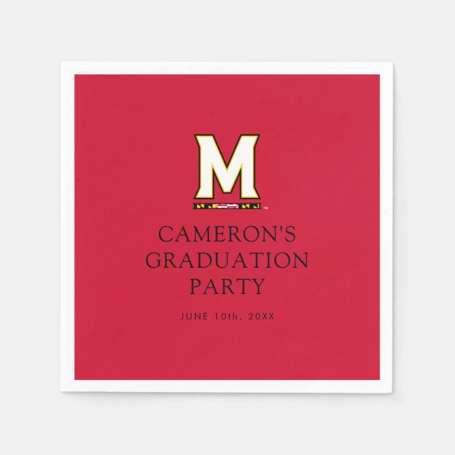 University of Maryland M Napkins (Front)