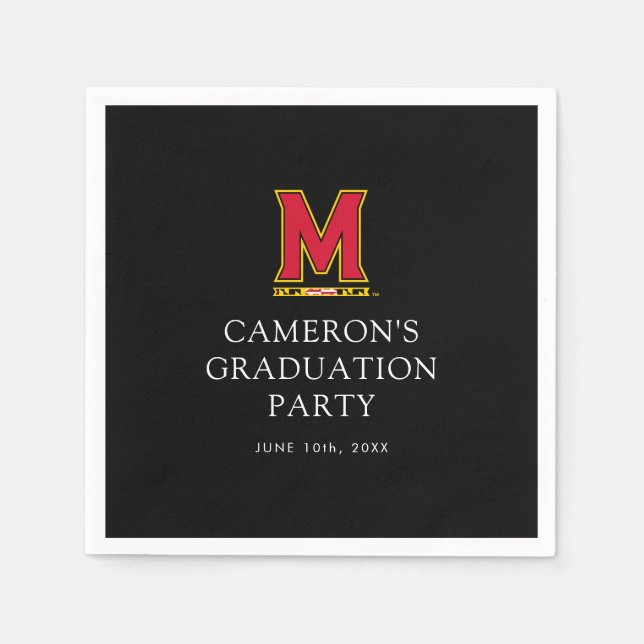 University of Maryland M Napkins (Front)