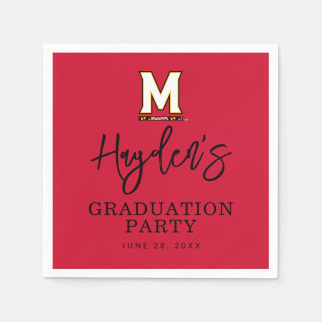 University of Maryland M Napkins (Front)