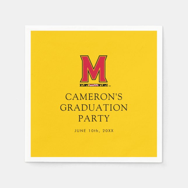 University of Maryland M Napkins (Front)