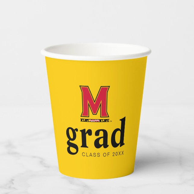 University of Maryland M Paper Cups (Front)