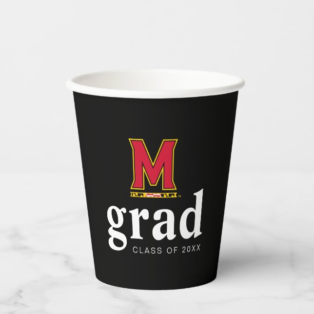 University of Maryland M Paper Cups (Front)