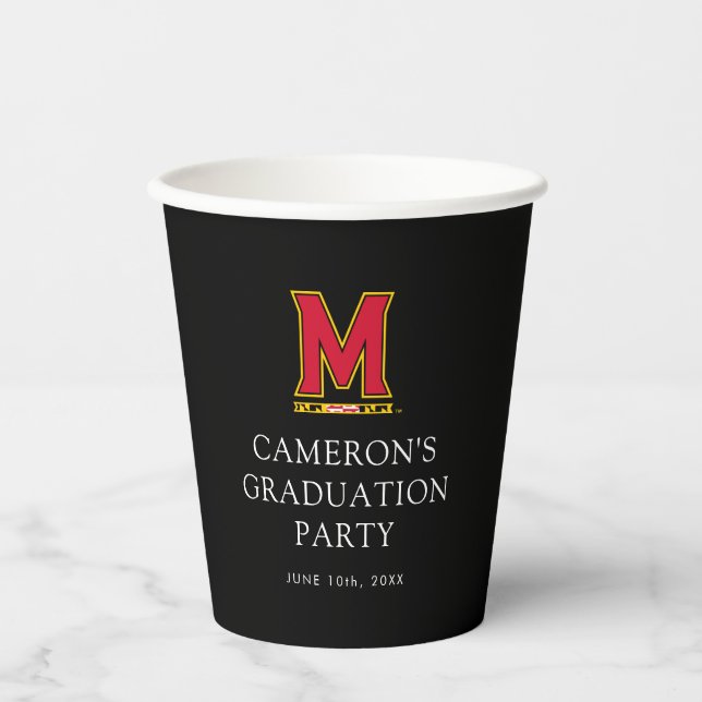 University of Maryland M Paper Cups (Front)