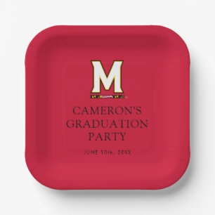 University of Maryland M Paper Plates