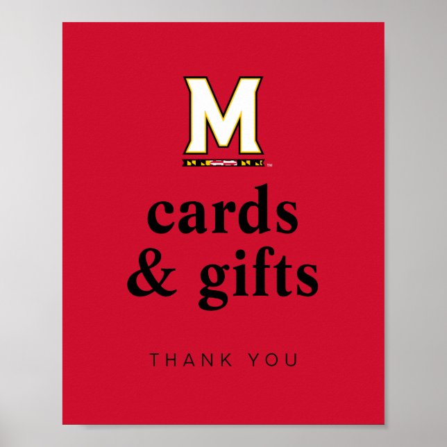 University of Maryland M Poster (Front)