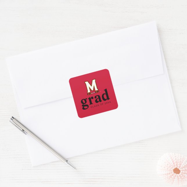 University of Maryland M Square Sticker (Envelope)