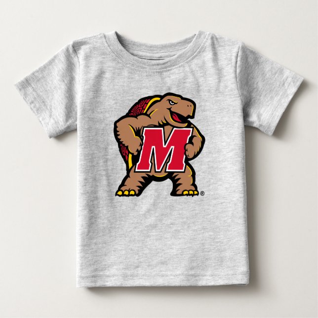University of Maryland Terrapin Mascot Logo Baby T-Shirt (Front)
