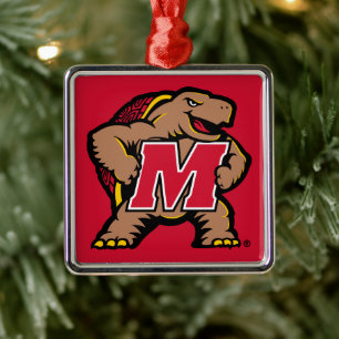 University of Maryland Terrapin Mascot Logo Metal Ornament