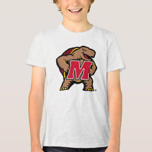 University of Maryland Terrapin Mascot Logo Tri-Blend Shirt