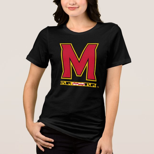University of Maryland Tri-Blend Shirt (Front)