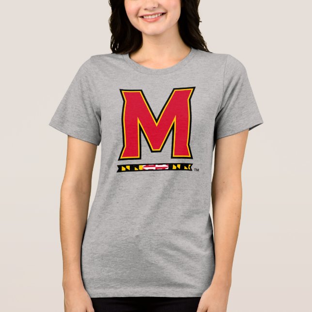 University of Maryland Tri-Blend Shirt (Front)