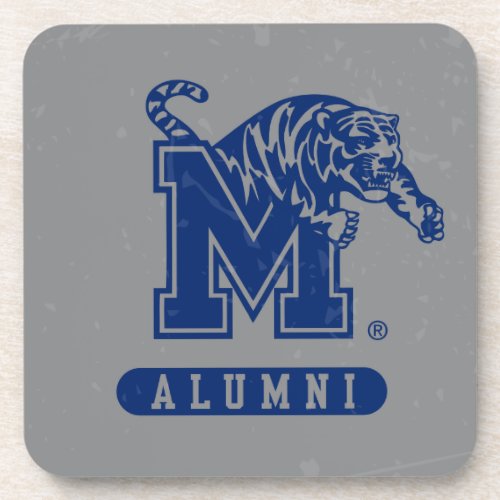 University of Memphis Alumni Distressed Beverage Coaster