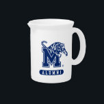 University of Memphis Alumni Distressed Beverage Pitcher<br><div class="desc">Check out these new University of Memphis designs! Show off your U of M pride with these new Memphis State products. These make perfect gifts for the Tiger student, alumni, family, friend or fan in your life. All of these Zazzle products are customizable with your name, class year, or club....</div>