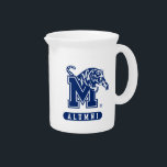 University of Memphis Alumni Distressed Beverage Pitcher<br><div class="desc">Check out these new University of Memphis designs! Show off your U of M pride with these new Memphis State products. These make perfect gifts for the Tiger student, alumni, family, friend or fan in your life. All of these Zazzle products are customizable with your name, class year, or club....</div>