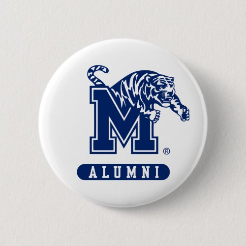 University of Memphis Alumni Distressed Button