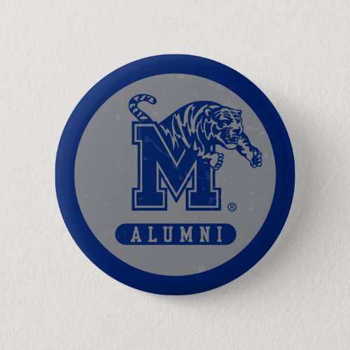 University of Memphis Alumni Distressed Button