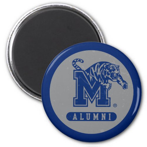 University of Memphis Alumni Distressed Magnet
